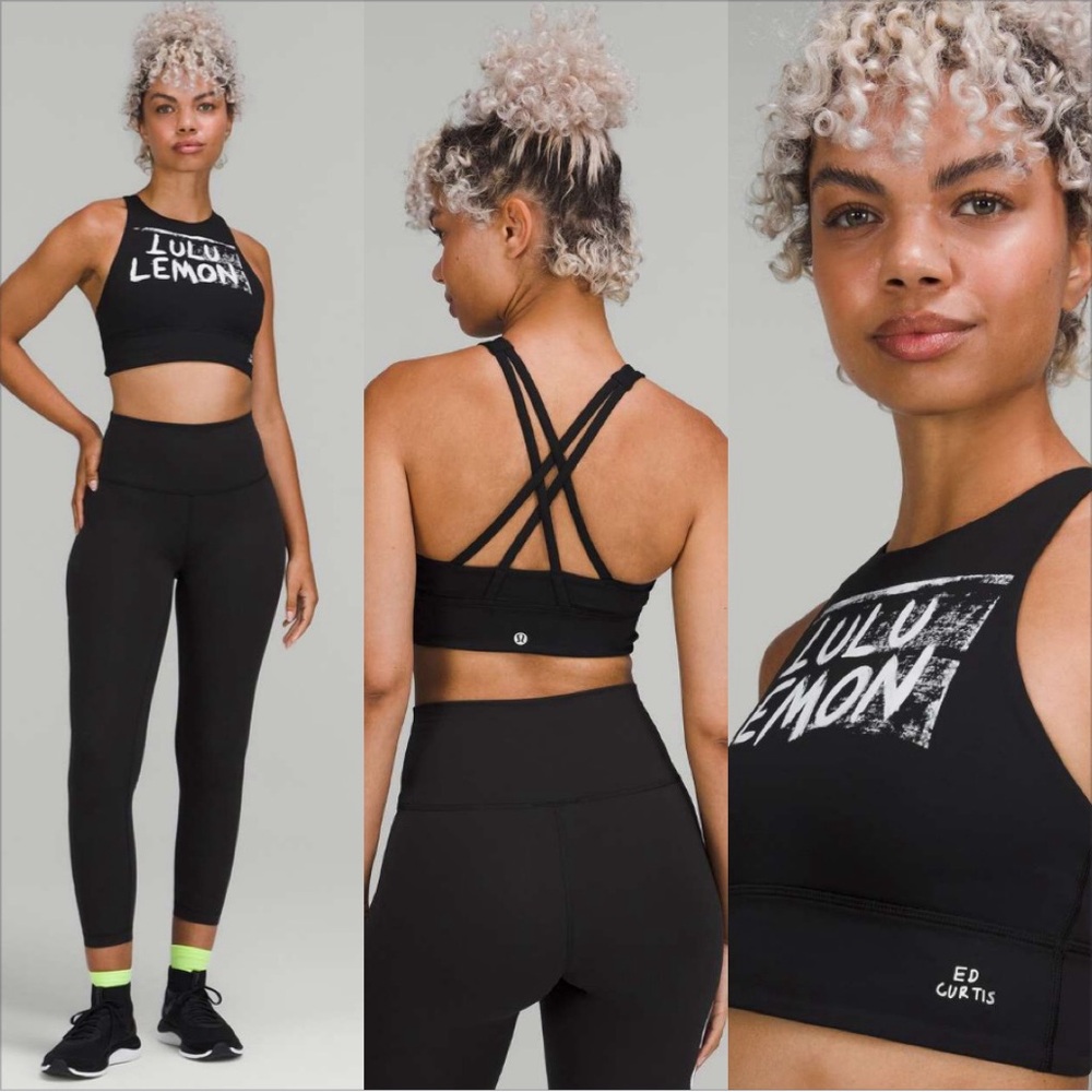 RARE * Lululemon Energy High-Neck Longline Bra *Medium Support, B–C Cups